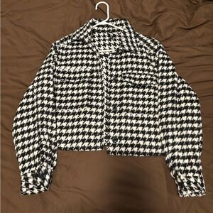 Black and white jacket